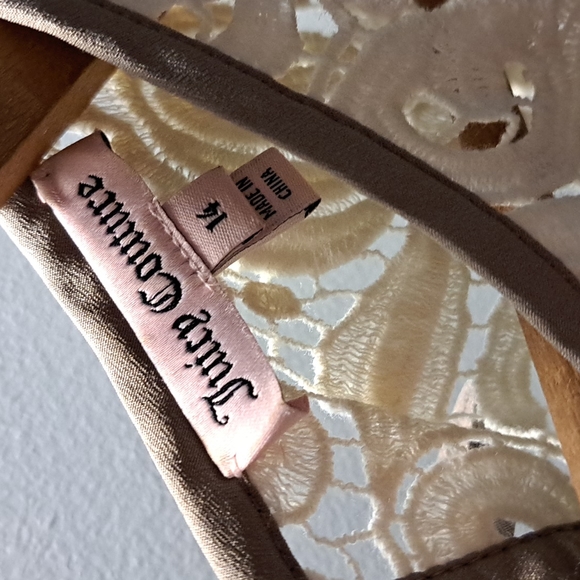 Juicy Couture White Lace Over Shirt - Picture 5 of 6